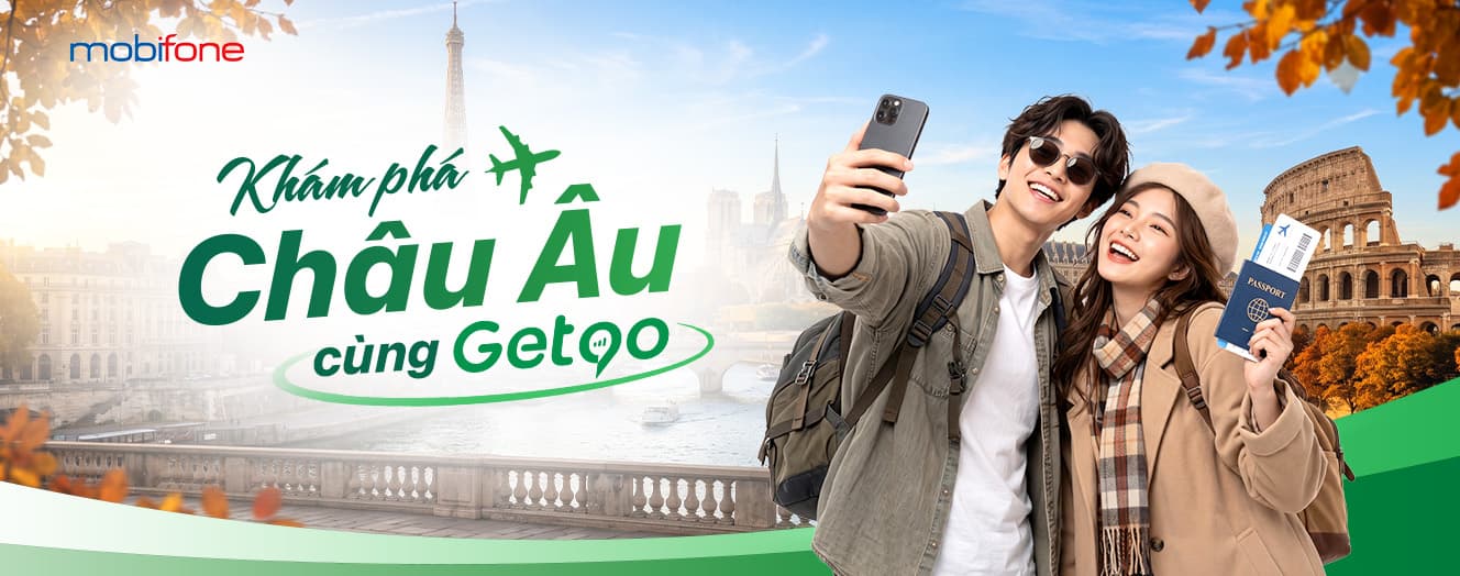 Khám phá Châu Âu cùng eSIM du lịch Getgo